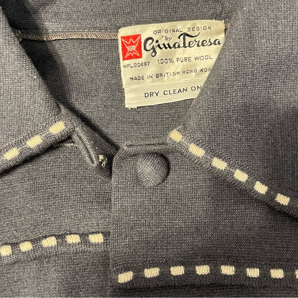 Original Design by Gina Teresa made in British Hong Kong Vintage